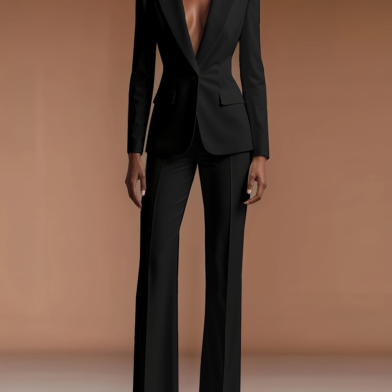 2025 New High-End Professional Suit Set, White Blazer + Trousers Two-Piece, Commuting Outfit